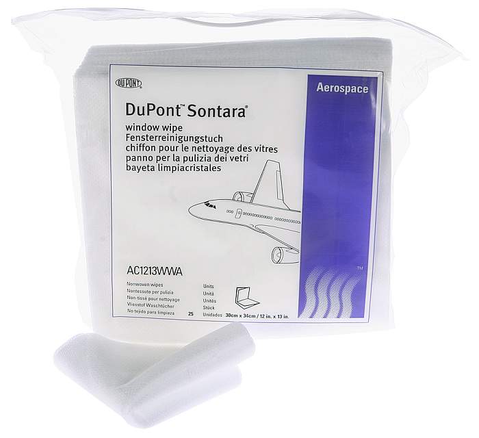 Dupont Sontara Aerospace Grade Window Wipes - Box of 100