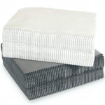 Silky Anti-Bacterial 6 x 7 inch Microfiber Cloths - 100 Pack