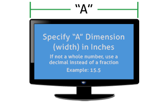 Monitor Dimension A