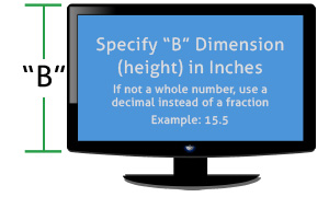 Monitor Dimension B