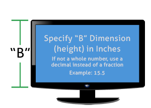 Monitor Dimension B
